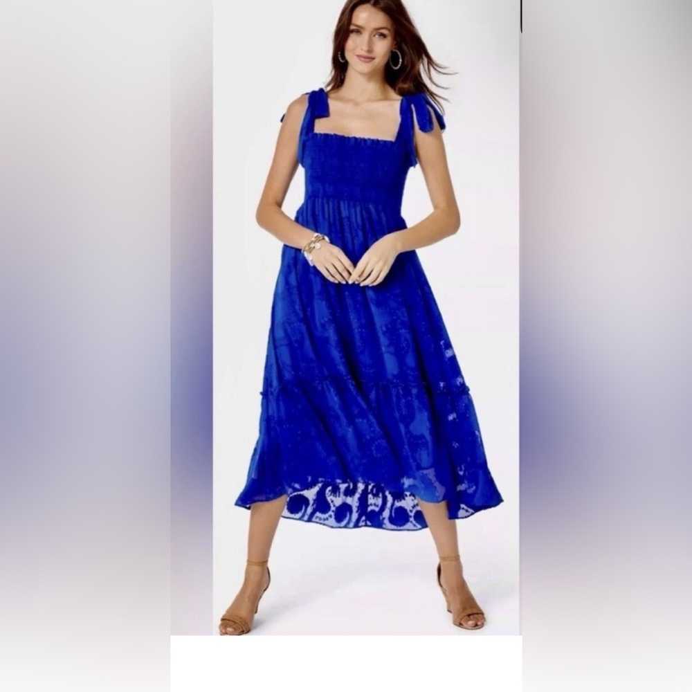Lilly Pulitzer Royal Blue Summer Dress L